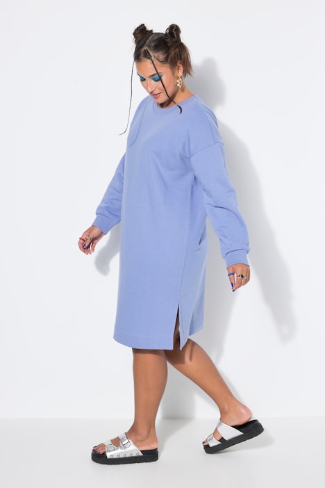 Sweatkleid, oversized, weiter Ballon-Langarm
