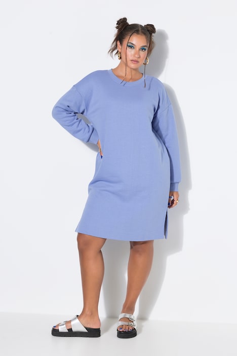 Sweatkleid, oversized, weiter Ballon-Langarm