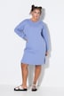 Sweatkleid, oversized, weiter Ballon-Langarm