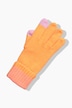 Handschuhe, Feinstrick, Ripp-Krempe