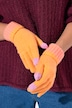 Handschuhe, Feinstrick, Ripp-Krempe
