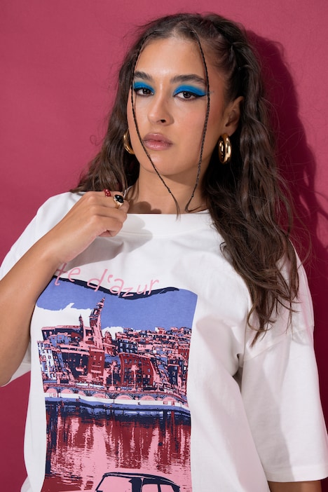 T-shirt, oversized vorm, Cote d'Azur