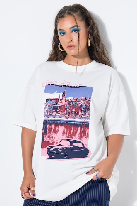 T-shirt, oversized vorm, Cote d'Azur