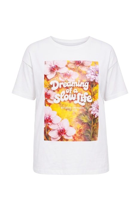 T-Shirt, Oversize Shape, Flowers/Statement