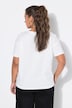 T-shirt, oversized vorm, bloemen/statement