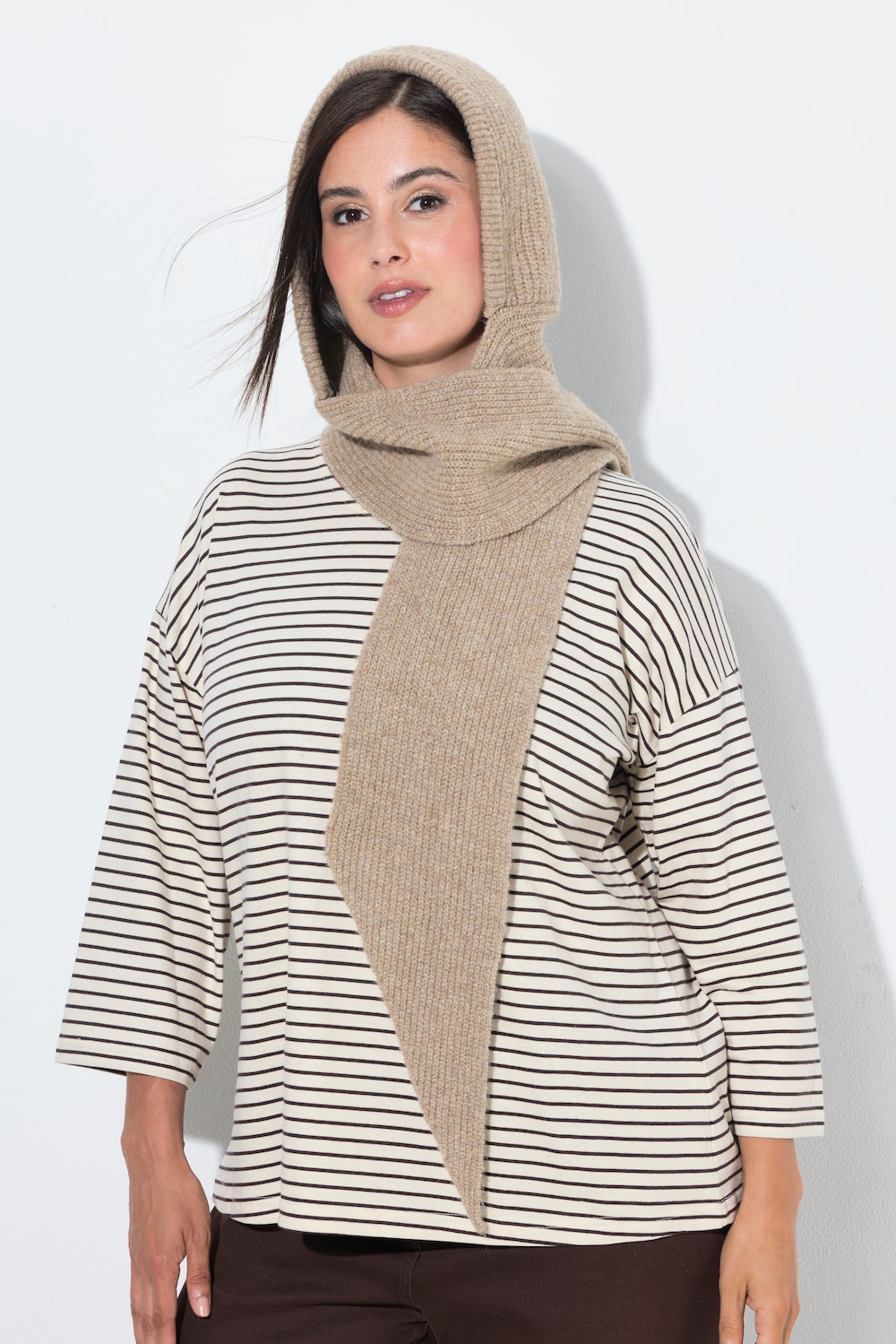Schal-Mütze, 2-in-1-Modell