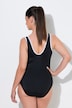 Badeanzug, ohne Softcups, Herzausschnitt, Zipper