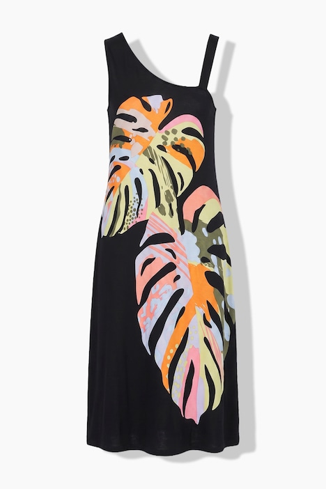 Maxi-Jerseykleid, ärmellose A-Linie, OneShoulder