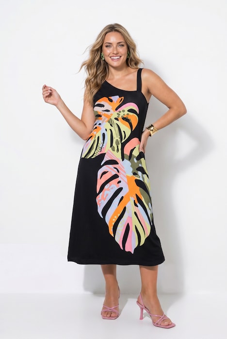 Maxi-Jerseykleid, ärmellose A-Linie, OneShoulder
