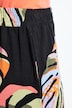 Jersey-Hose, weites, gerades Bein, Blätterdruck
