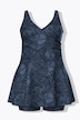 Badekleid, Schlangenmuster, Softcups, Shorts