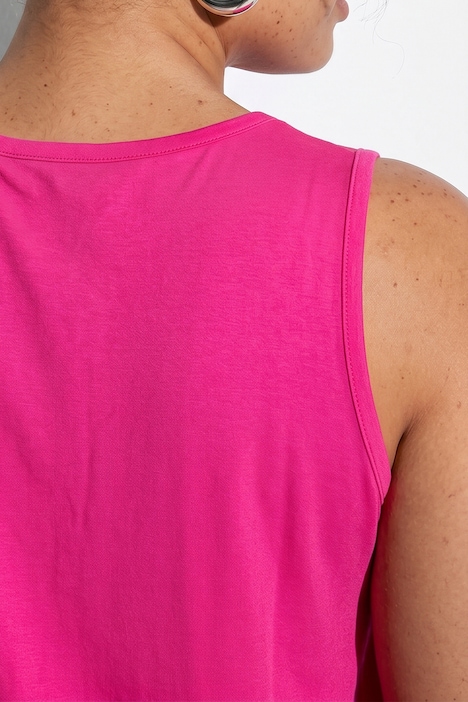 Longtop, A-Linie, Herz-Stickerei