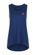 Long top, A-line, heart embroidery