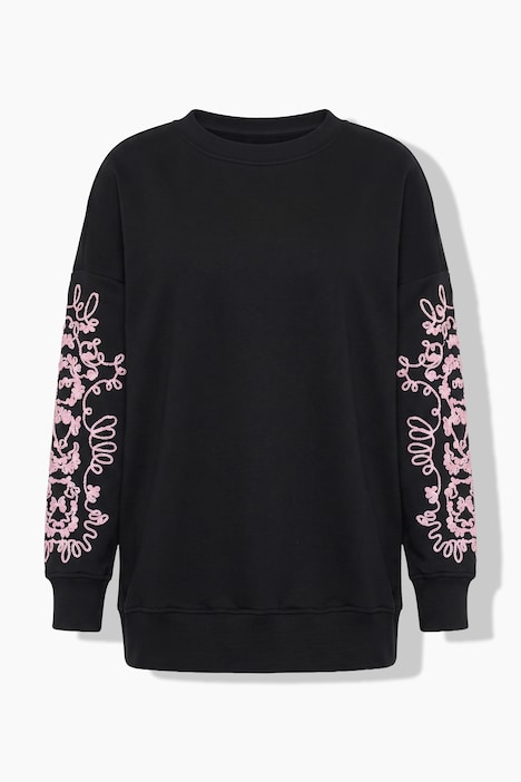 Sweatshirt, Oversize Shape, Langarm-Stickerei