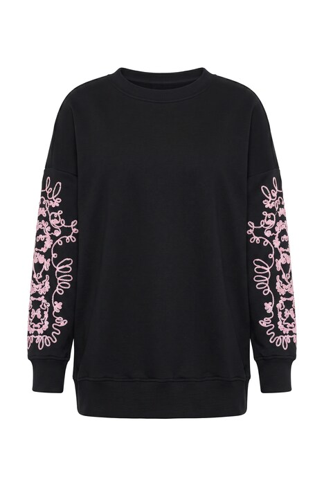 Sweatshirt, Oversize Shape, Langarm-Stickerei