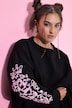 Sweatshirt, Oversize Shape, Langarm-Stickerei