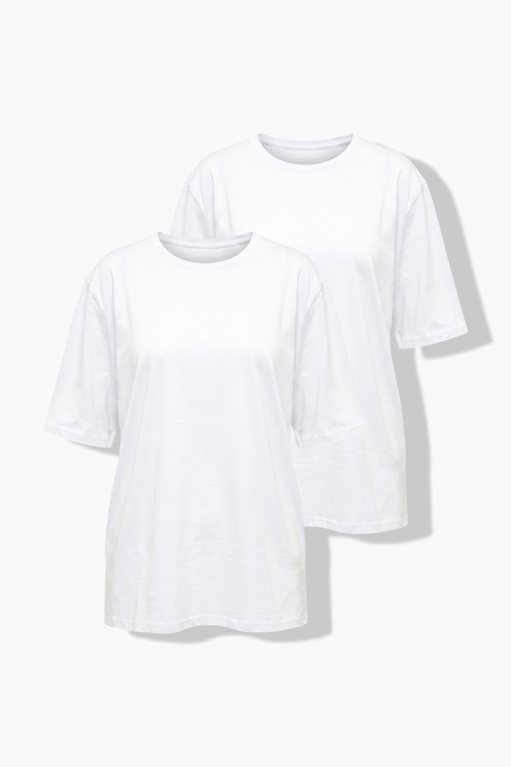 T-Shirts, 2er-Pack, Rundhals, Halbarm