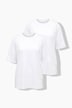 T-Shirts, 2er-Pack, Rundhals, Halbarm