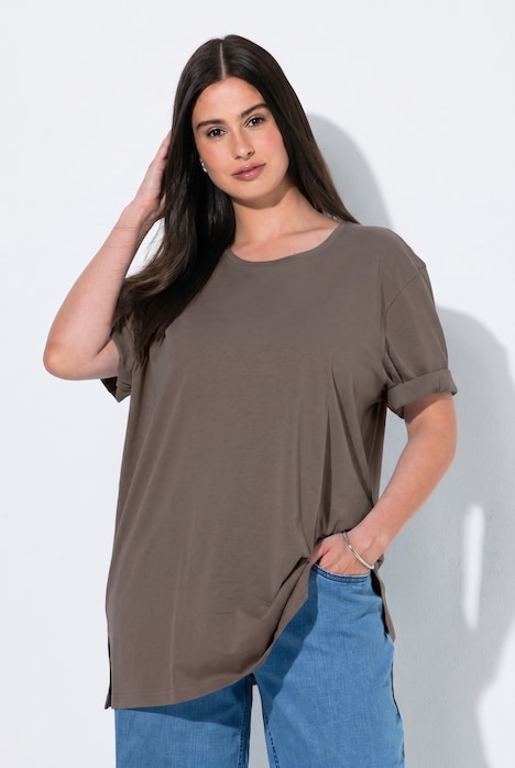 T-shirts en lot de 2, col rond et manches courtes