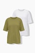 T-Shirts, 2er-Pack, Rundhals, Halbarm