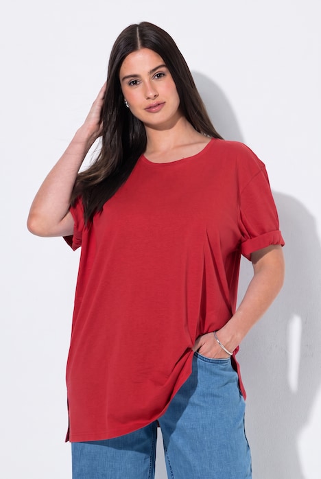 T-shirts, set van 2, ronde hals, korte mouwen