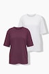 T-Shirts, 2er-Pack, Rundhals, Halbarm