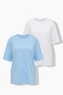 T-Shirts, 2er-Pack, Rundhals, Halbarm
