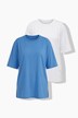 T-shirts, set van 2, ronde hals, korte mouwen
