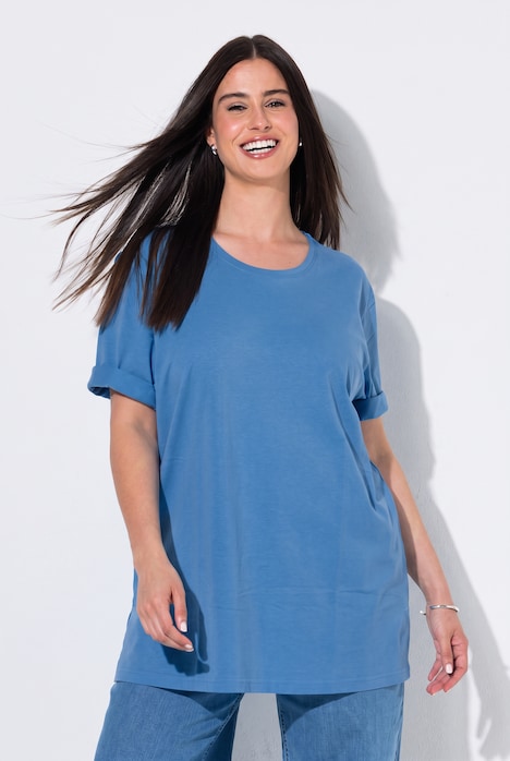 T-shirts, set van 2, ronde hals, korte mouwen
