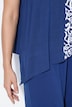 Longtop, A-Linie, halb mit Herz-Muster, Zipfelsaum