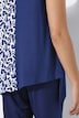 Longtop, A-Linie, halb mit Herz-Muster, Zipfelsaum