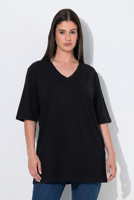 T-Shirt, 2er-Pack, V-Ausschnitt, Halbarm