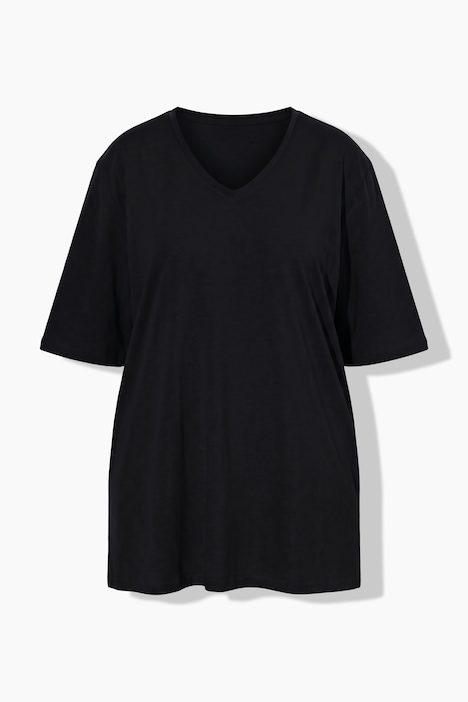 T-Shirt, 2er-Pack, V-Ausschnitt, Halbarm