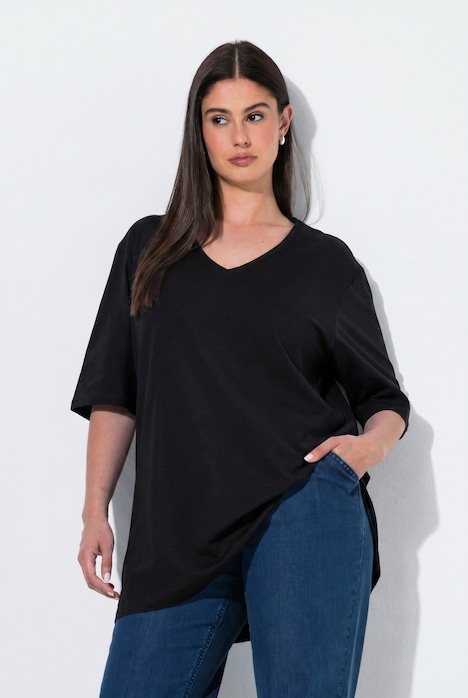 T-Shirt, 2er-Pack, V-Ausschnitt, Halbarm