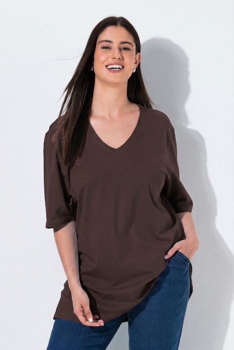 T-Shirt, 2er-Pack, V-Ausschnitt, Halbarm