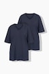 T-Shirt, 2er-Pack, V-Ausschnitt, Halbarm