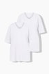 T-Shirt, 2er-Pack, V-Ausschnitt, Halbarm