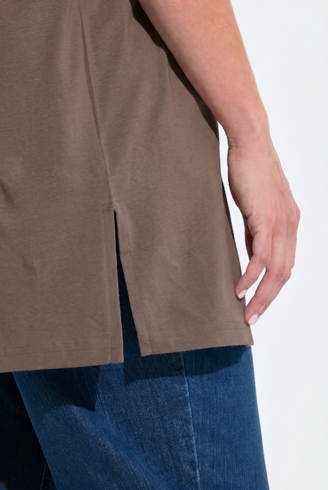 T-shirt, 2-pak, dekolt w serek, rękaw 1/2