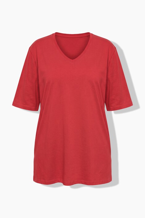 T-shirt, set van 2, V-hals, korte mouwen
