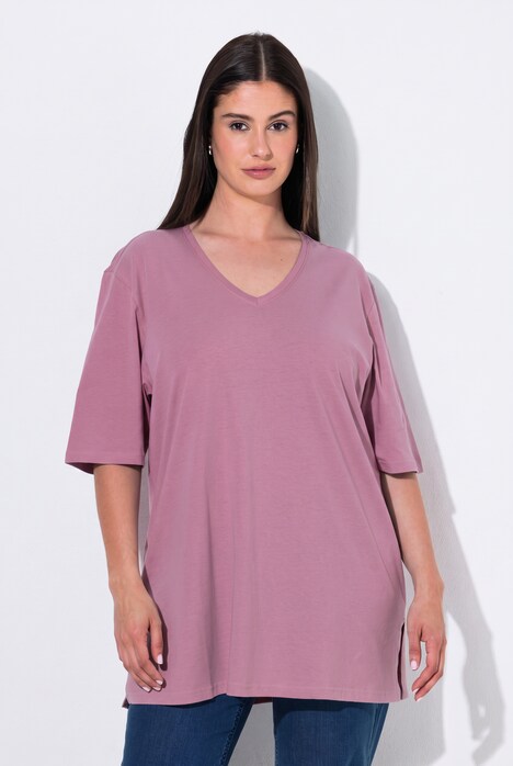 T-shirt, set van 2, V-hals, korte mouwen