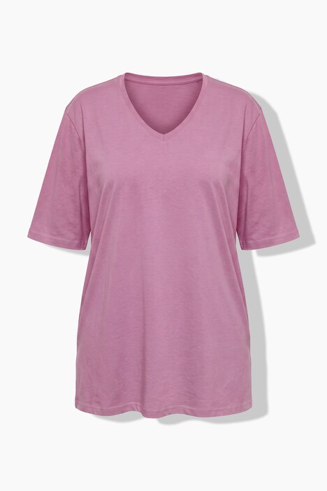 Lot de 2 T-Shirts, col en V et manches courtes