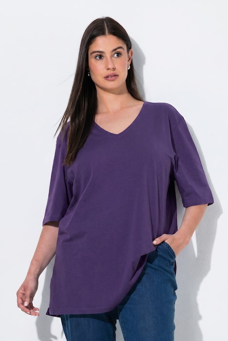 T-Shirt, 2er-Pack, V-Ausschnitt, Halbarm
