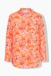 Sunset Floral Long Sleeve Button-Down Blouse