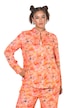 Sunset Floral Long Sleeve Button-Down Blouse