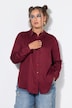 Hemdbluse, Straight Shape, Langarm