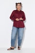 Hemdbluse, Straight Shape, Langarm
