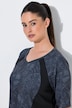 Funktions-Shirt, Schlangenmuster, V-Ausschnitt, Halbarm