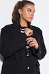Oversize-Blazer, silberne Herz-Knöpfe, Komplettfutter