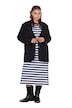 Oversize-Blazer, silberne Herz-Knöpfe, Komplettfutter