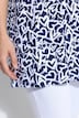 Cold-Shoulder-Shirt, A-Linie, Herzen